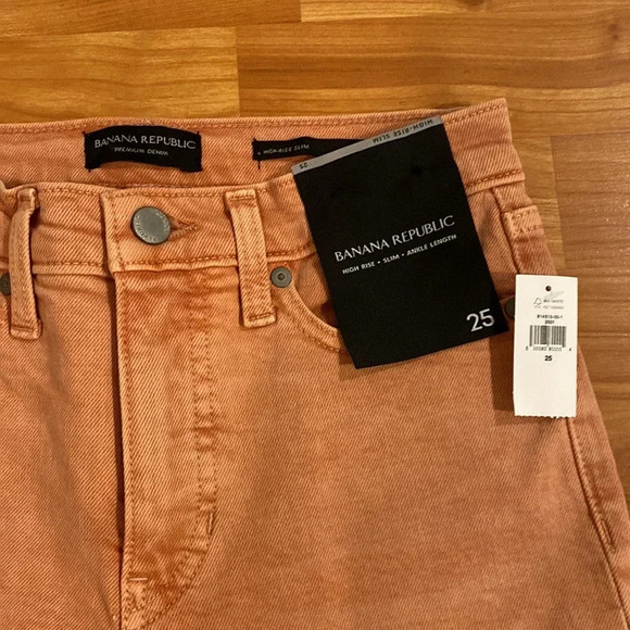 Banana Republic High Rise Slim Pant Ankle Length - Picture 2 of 4